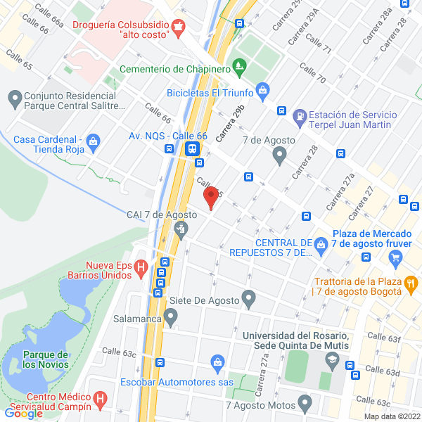 Mapa de Comercializadora Jb S.A.S.