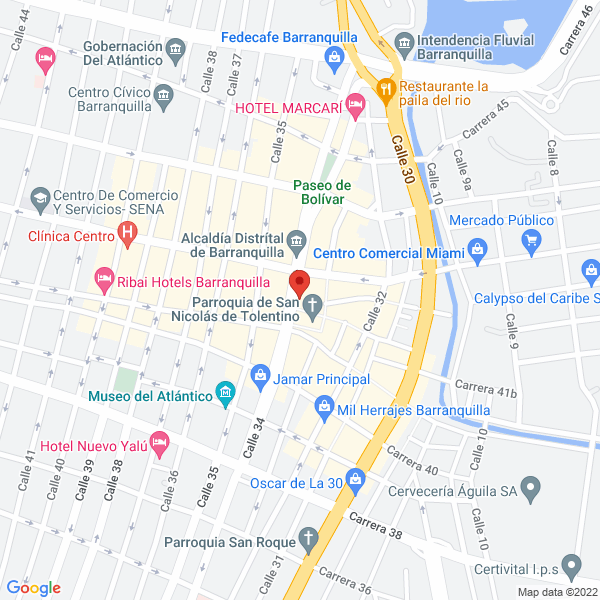 Map of Comercializadora Jerome