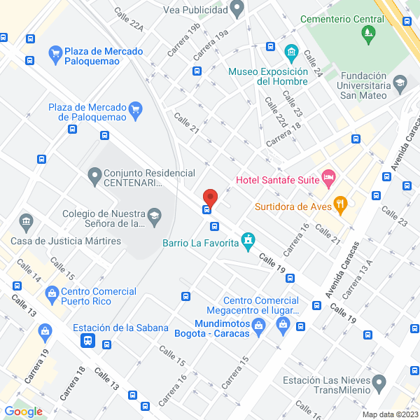 Mapa de Colombiana De Frio Técnico S.A.S.