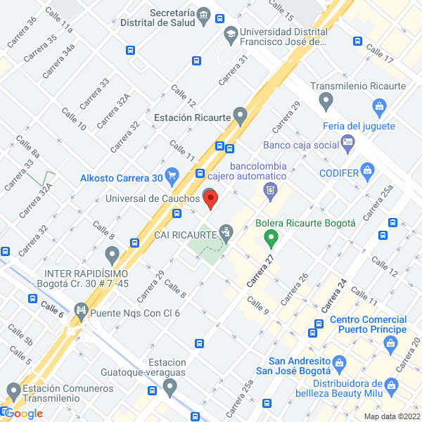 Mapa de Colorquimic'S Ltda