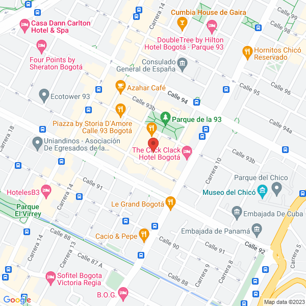 Mapa de Comfort Life Designing Spaces Ltda.