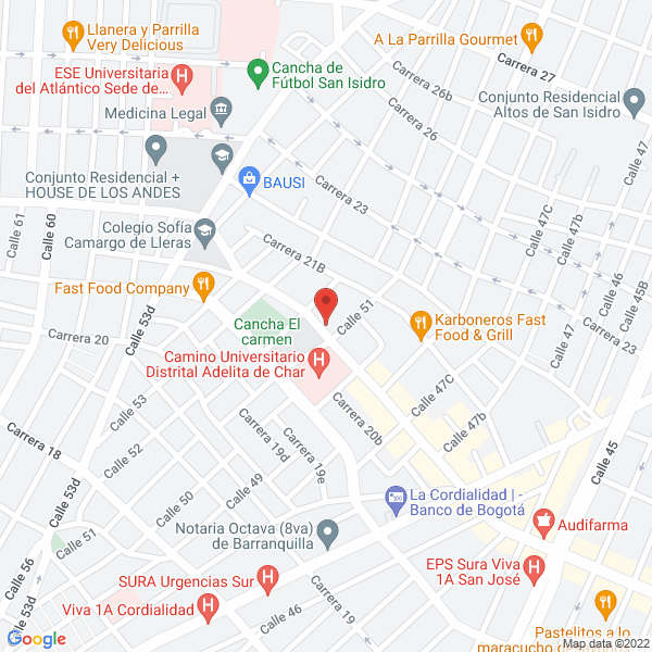 Map of Comidas Rapidas La Cabaña