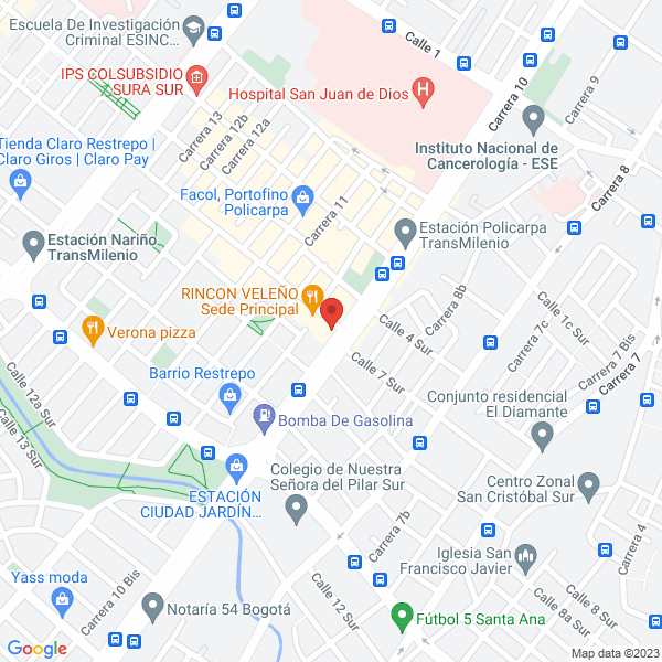 Mapa de Comercializadora Internacional Idea Innova S.A.S.