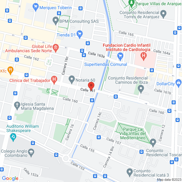 Mapa de Comercializadora Internacional Santacruz S.A.S.
