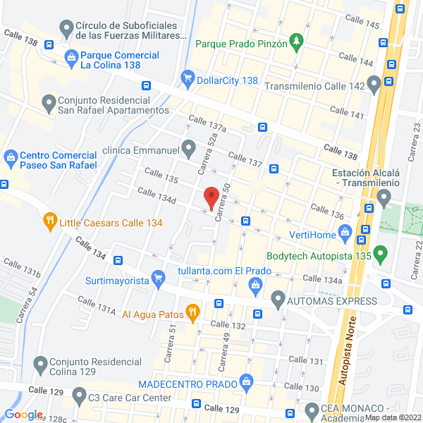 Mapa de Comercializadora La Favorita S.A.