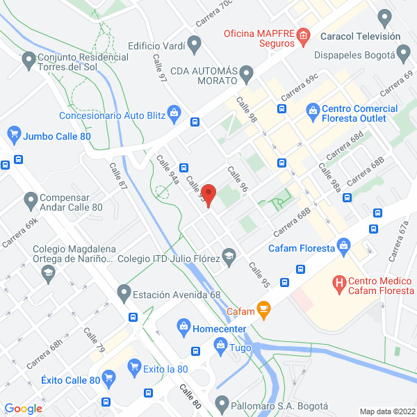 Mapa de Comexter Ltda.
