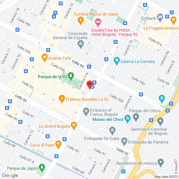 Mapa de Daraxa S.A.S.