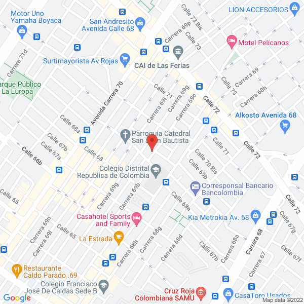 Mapa de Ddg Comercializadora Ltda.