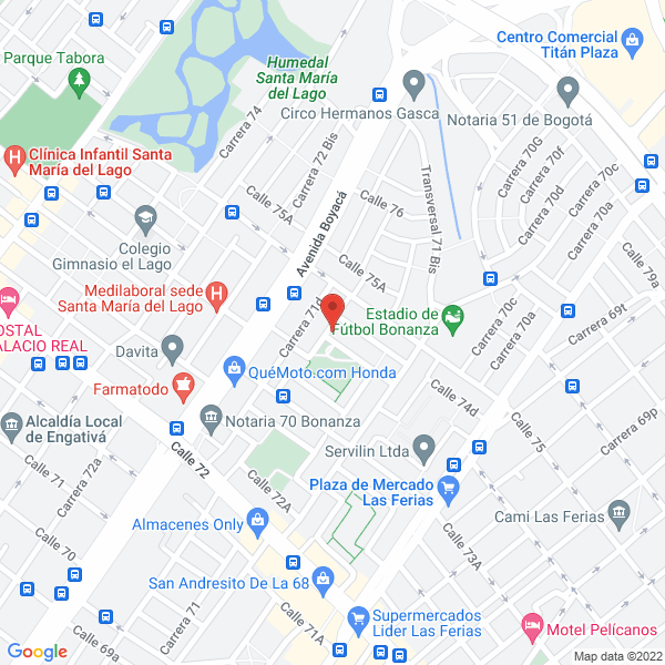 Mapa de Constructora Gcg S.A.S.