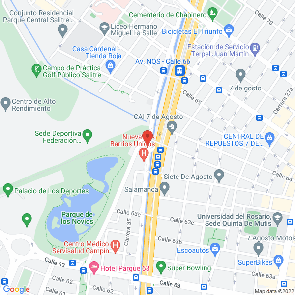 Mapa de Constructora Induel S.A.S.