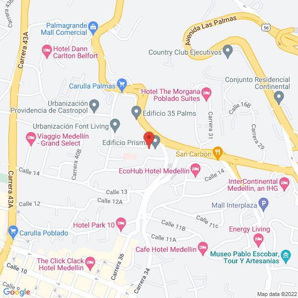 Map of Construformas Rrc