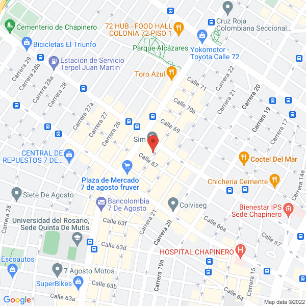 Mapa de Decoraula S.A.S.