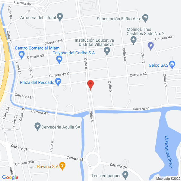 Map of Concentrados Del Norte S.A.