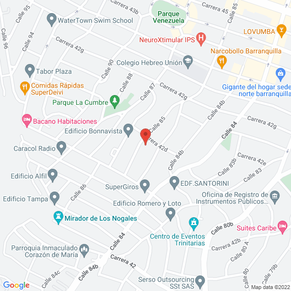 Map of Concaprescol Ltda.