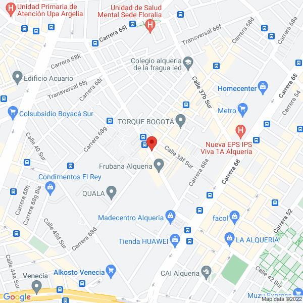 Mapa de Confecciones Livar