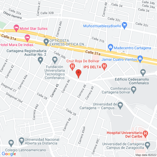 Map of Construcciones Lopez & Castro S.A.S.