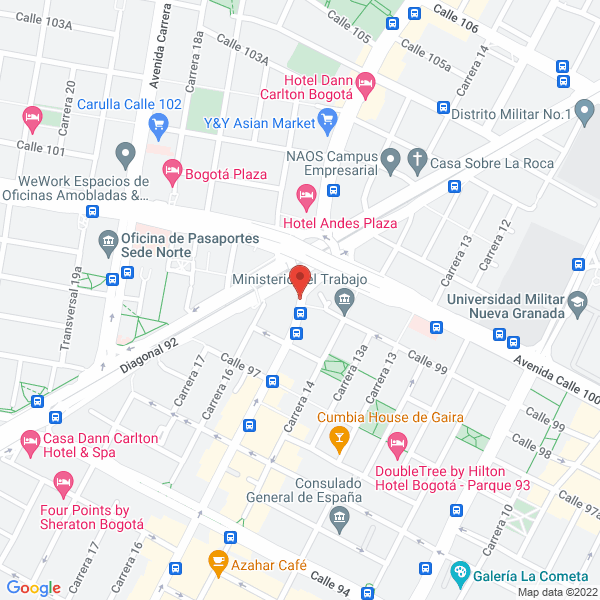 Mapa de Constructora Acsa S.A.S.