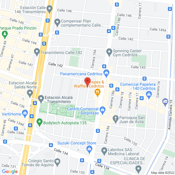 Mapa de Constructora De Vías Y Puentes S.A.S.