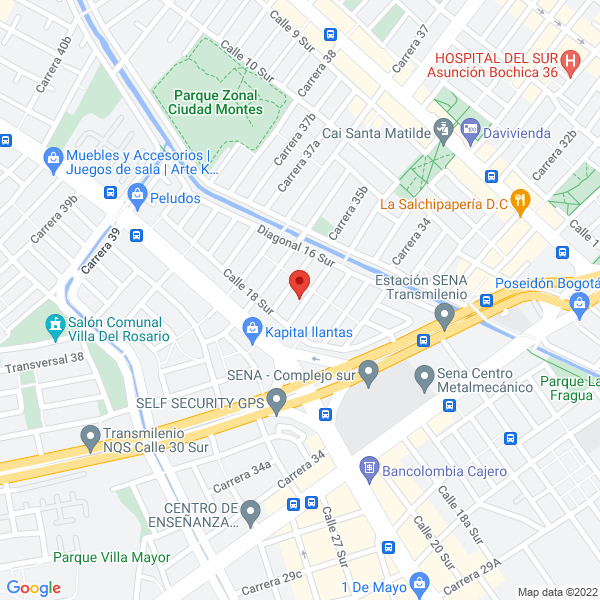 Mapa de Constructora Lupa S.A.S