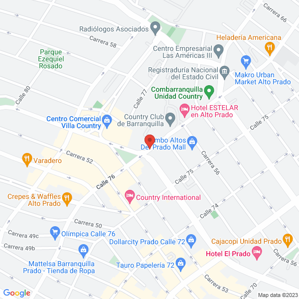 Map of Constructora Maranatha S.A.S.