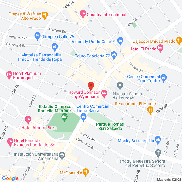 Map of Dislamediq Ltda.