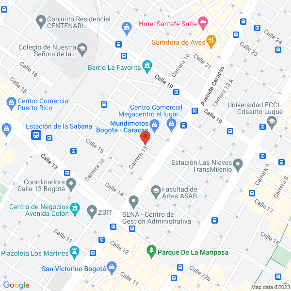 Mapa de Dismotos S&M S.A.S.