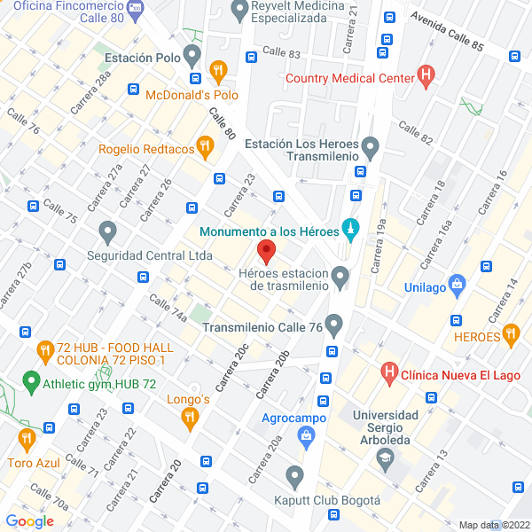 Mapa de Disprolac Ltda