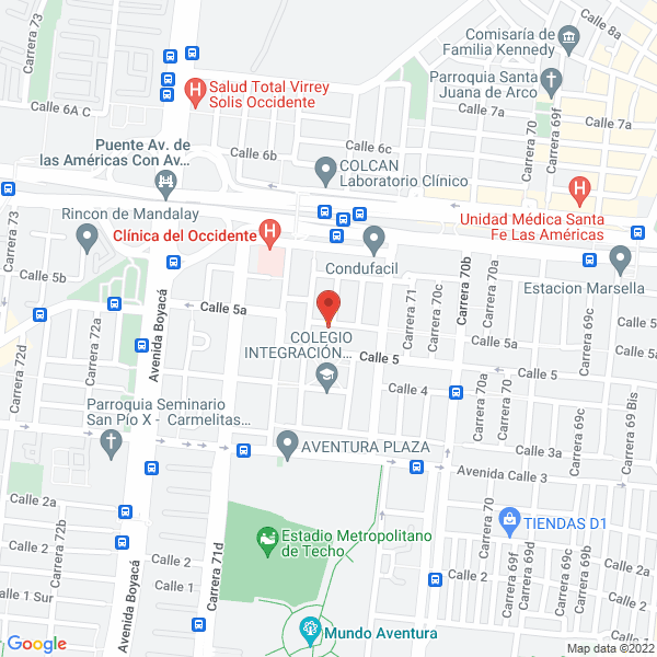 Mapa de Confecciones Dimag S.A.S.