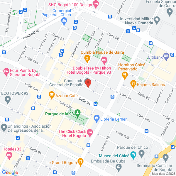Mapa de Consultoría Económica Y Gerencial Ltda.