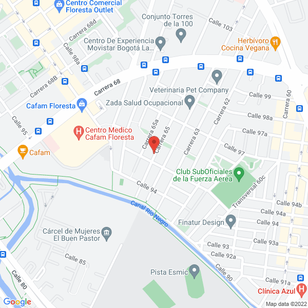 Mapa de Consultorías En Comunicaciones Ltda.