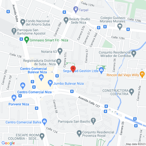 Mapa de Constructora Amavia