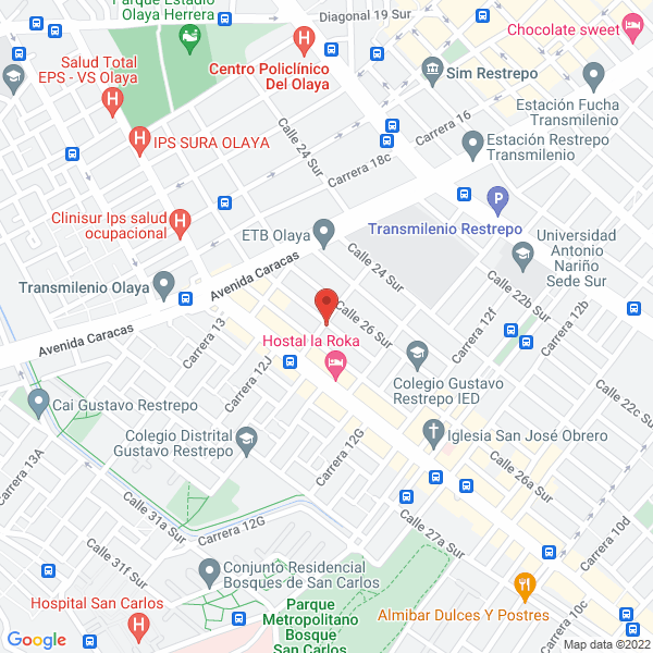 Mapa de Distribuciones Ice Birj S.A.S.