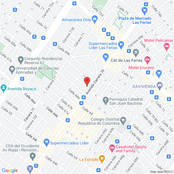 Mapa de Distribuciones Ores Ltda.