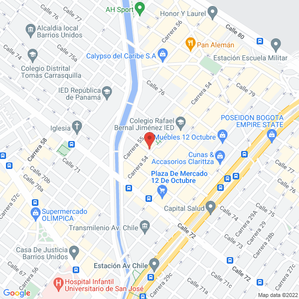 Mapa de Distribuidora Alambres