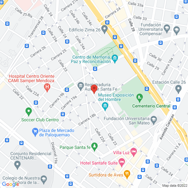 Mapa de Coordinadora De Artes Gráficas Ltda.