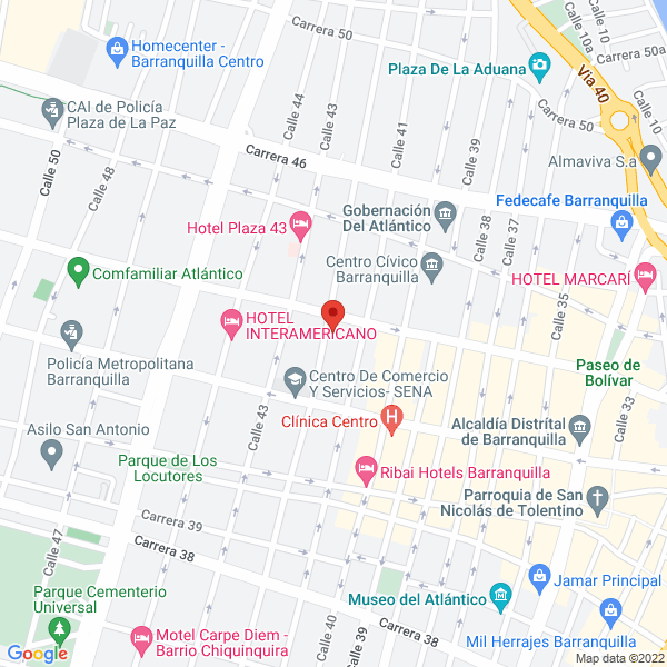 Map of Cootrasena