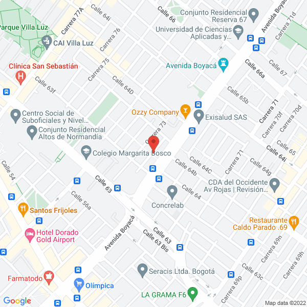 Mapa de Contrucciones Carlos Poveda Ltda