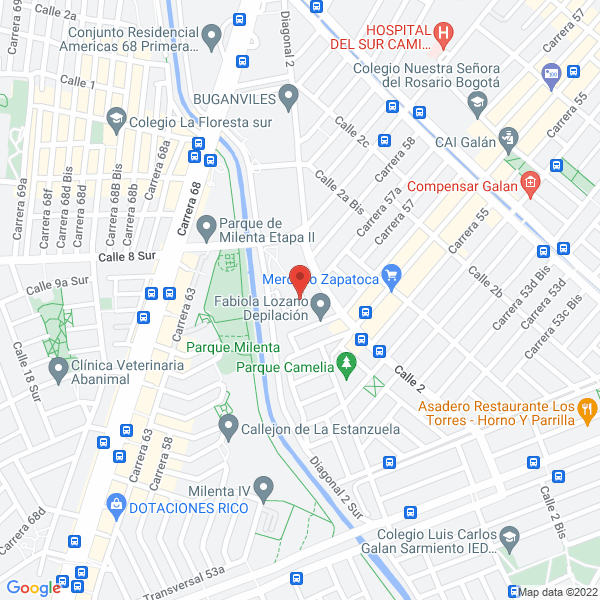 Mapa de Corporación Suaza Conformación