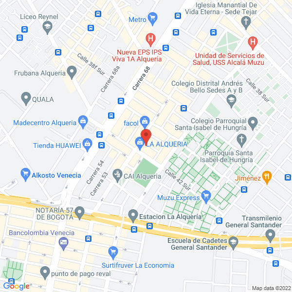 Mapa de Corseterías Bonies