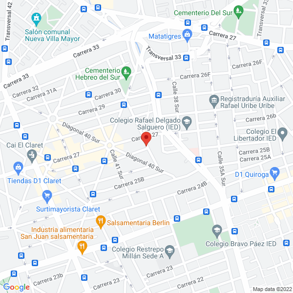 Mapa de Copriquín Ltda.