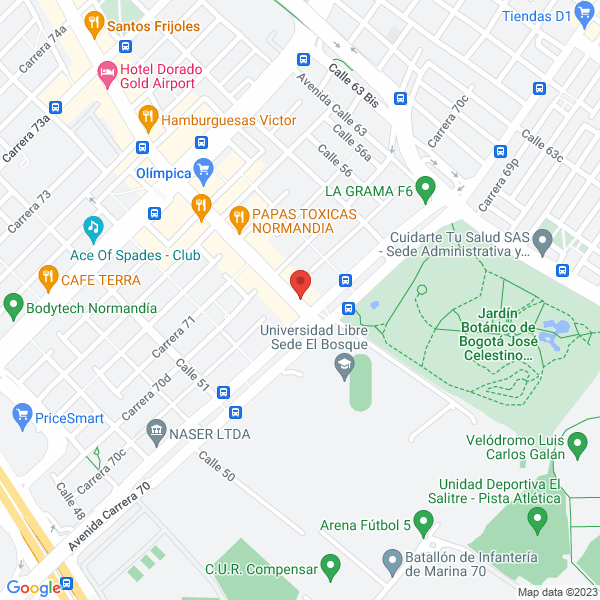 Mapa de Copy Express Jireh