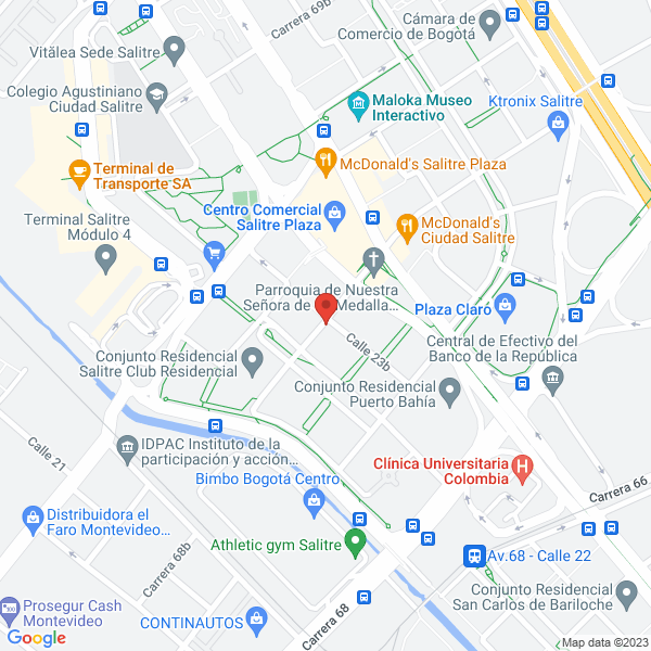 Mapa de Corporación Omurpi