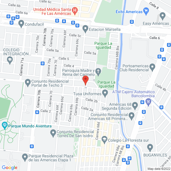 Mapa de Confecciones Nortex
