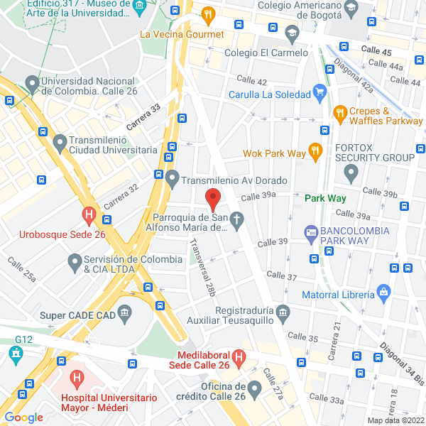Mapa de Cupos Universitarios Bogotá