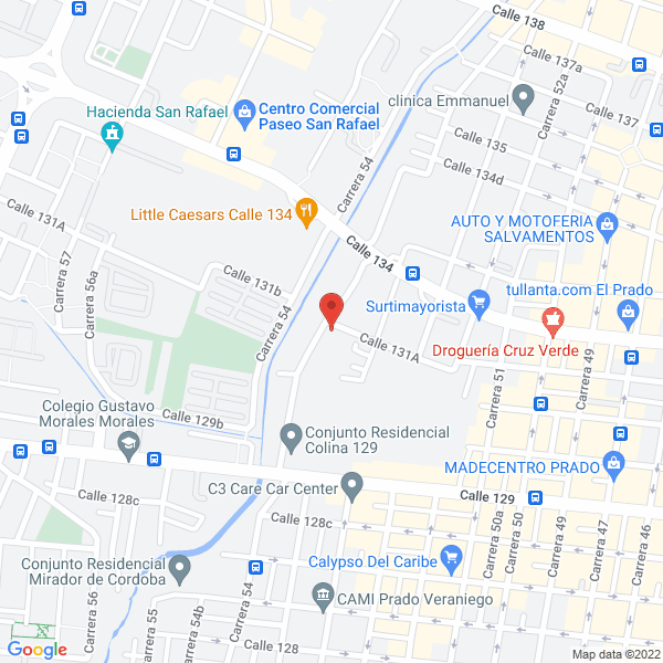 Mapa de Cursos De Preparación De Lacteos