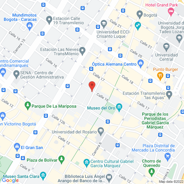 Mapa de Dafertec E.U.