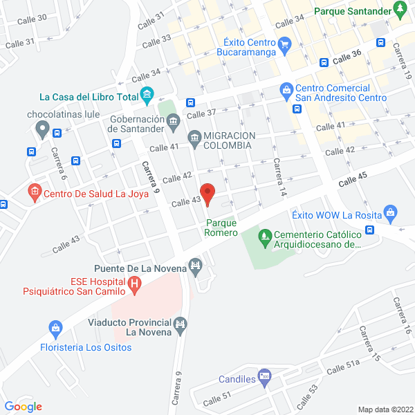 Map of Corporacion San Juan Bautista