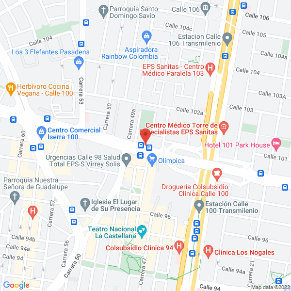 Mapa de Corporación Univer-City Colombia S.A.S.