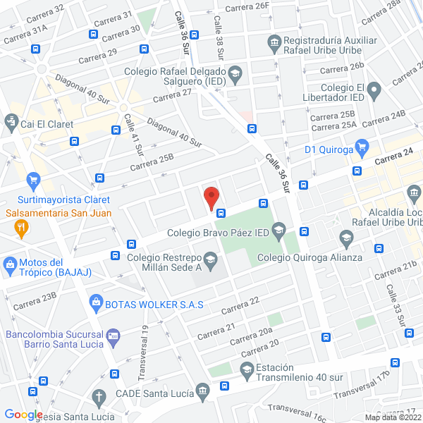 Mapa de Construcciones Jjt S.A.S.