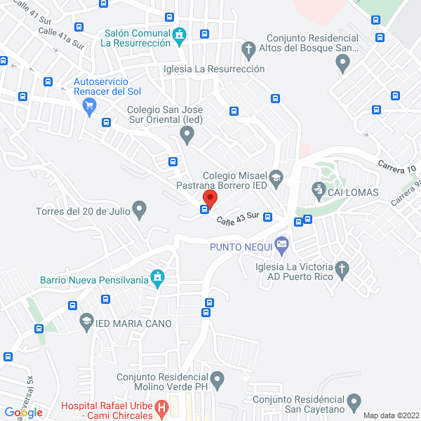 Mapa de Construcciones Mace S.A.S.